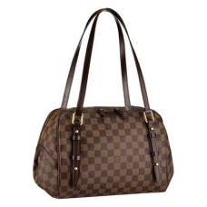 Geanta de umar Louis Vuitton N41158 Rivington GM Damier Ebene Canvas