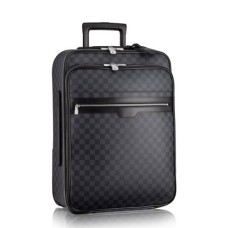 Louis Vuitton N41186 Pegase 55 Business Bagaj cu role Damier Graphite Canvas