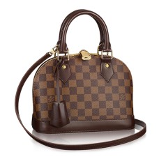 Geantă tote Louis Vuitton N41221 Alma BB Damier Ebene Canvas
