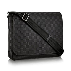 Geanta Louis Vuitton N41284 District MM Messenger Damier Infini din piele