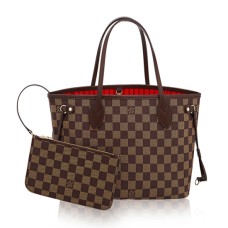 Geanta de umar Louis Vuitton N41359 Neverfull PM Damier Ebene Canvas