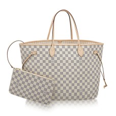 Geantă de umăr Louis Vuitton N41360 Neverfull GM Damier Azur Canvas