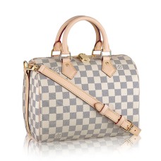 Geantă tote Louis Vuitton N41374 Speedy Bandouliere 25 Damier Azur Canvas