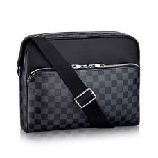 Geantă Louis Vuitton Dayton Reporter MM N41409, pânză Damier Graphite