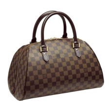 Geantă tote Louis Vuitton N41434 Ribera MM Damier Ebene Canvas