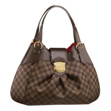 Geantă Louis Vuitton N41540 Sistine GM Hobo Bag Damier Ebony Canvas