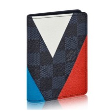 Geantă Louis Vuitton N41591 Pocket Organizer Regatta Damier Cobalt Canvas
