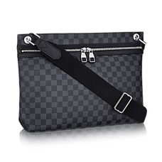 Geanta Louis Vuitton N41656 Hunter Messenger Canvas Damier Graphite