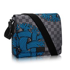 Geanta Louis Vuitton N41714 District PM Messenger Canvas Damier Graphite
