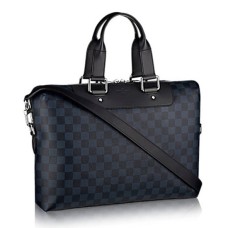 Louis Vuitton N42241 Porte-Documents Jour Servietă Damier Cobalt Canvas