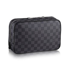 Louis Vuitton Geantă de toaletă N47521 GM Damier Graphite Canvas