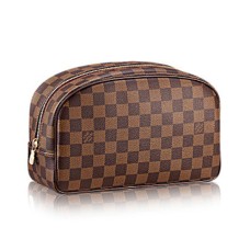 Louis Vuitton N47624 Geantă de toaletă 25 Damier Ebene Canvas