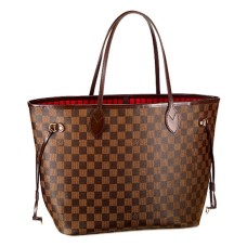 Geanta de umar Louis Vuitton N51105 Neverfull MM Damier Ebene Canvas