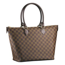 Geantă tote Louis Vuitton N51188 Saleya MM Damier Ebene Canvas