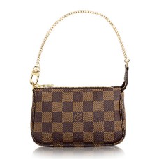 Louis Vuitton N58009 Mini Pochette Accesorii Damier Ebene Canvas