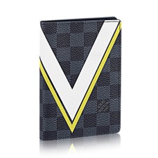 Husă pașaport Louis Vuitton N60101 Damier Cobalt Canvas