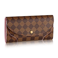 Louis Vuitton N61227 Portofel Caissa Damier Ebene Canvas