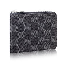 Portofel compact Louis Vuitton N61258 Zippy Damier Graphite Canvas