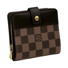 Portofel compact Louis Vuitton N61668 Zip Damier Ebene Canvas