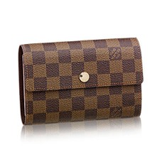 Louis Vuitton N63067 Alexandra Portofel Damier Ebene Canvas