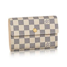 Louis Vuitton N63068 Alexandra Portofel Damier Azur Canvas