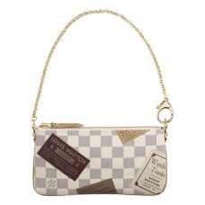 Husă de pânză Louis Vuitton N63078 Milla MM Damier Azur