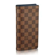 Louis Vuitton N63168 Brazza Portofel Damier Ebene Canvas