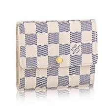 Louis Vuitton N63241 Anais Portofel Damier Azur Canvas