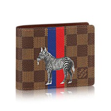 Louis Vuitton N63343 Portofel multiplu Damier Ebene Canvas