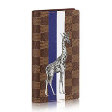 Louis Vuitton N63347 Brazza Portofel Damier Ebene Canvas