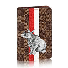 Louis Vuitton N63349 Organizator de buzunar Damier Ebene Canvas