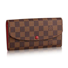 Louis Vuitton N63544 Emilie Portofel Damier Ebene Canvas
