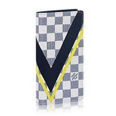 Portofel Louis Vuitton N64007 Brazza Damier Azur Canvas