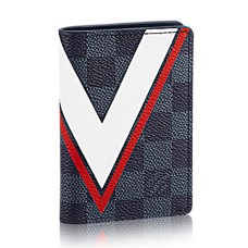 Louis Vuitton N64012 Organizator de buzunar Damier Graphite Canvas