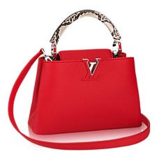 Geantă Louis Vuitton N92039 Capucines BB din piele Taurillon
