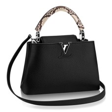 Geantă Louis Vuitton N92800 Capucines PM din piele Taurillon