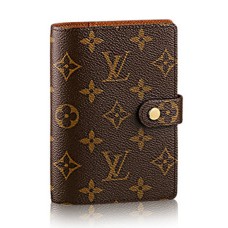 Husă pentru agendă cu inel mic Louis Vuitton R20005, pânză cu monogramă